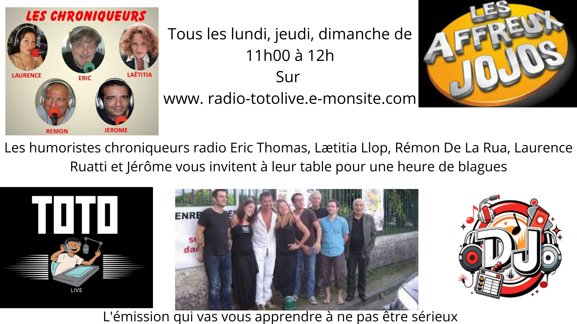L emission qui vas vous apprendre a ne pas etre serieux